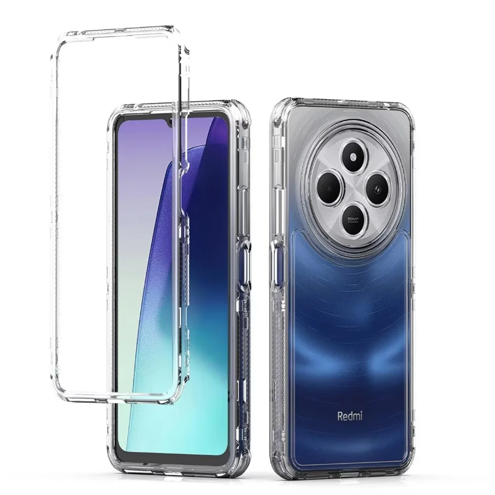 Для Xiaomi Redmi 14C Роскошный чехол из ПММА + ТПУ три в одном Чехол для 14 C Redmi14C Защитный