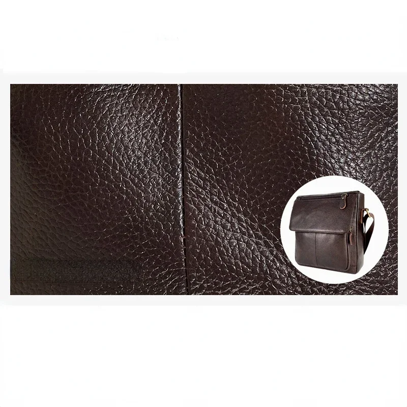 Винтажная мужская сумка через плечо из натуральной кожи небольшой