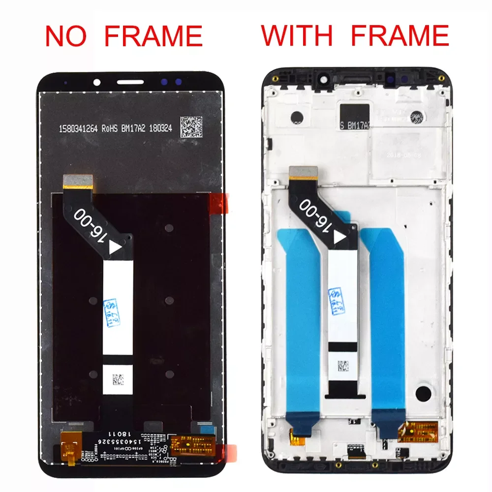 

For Xiaomi Redmi 5 Plus LCD Display Digitizer Frame Touch Screen LCD Original Replacement Parts