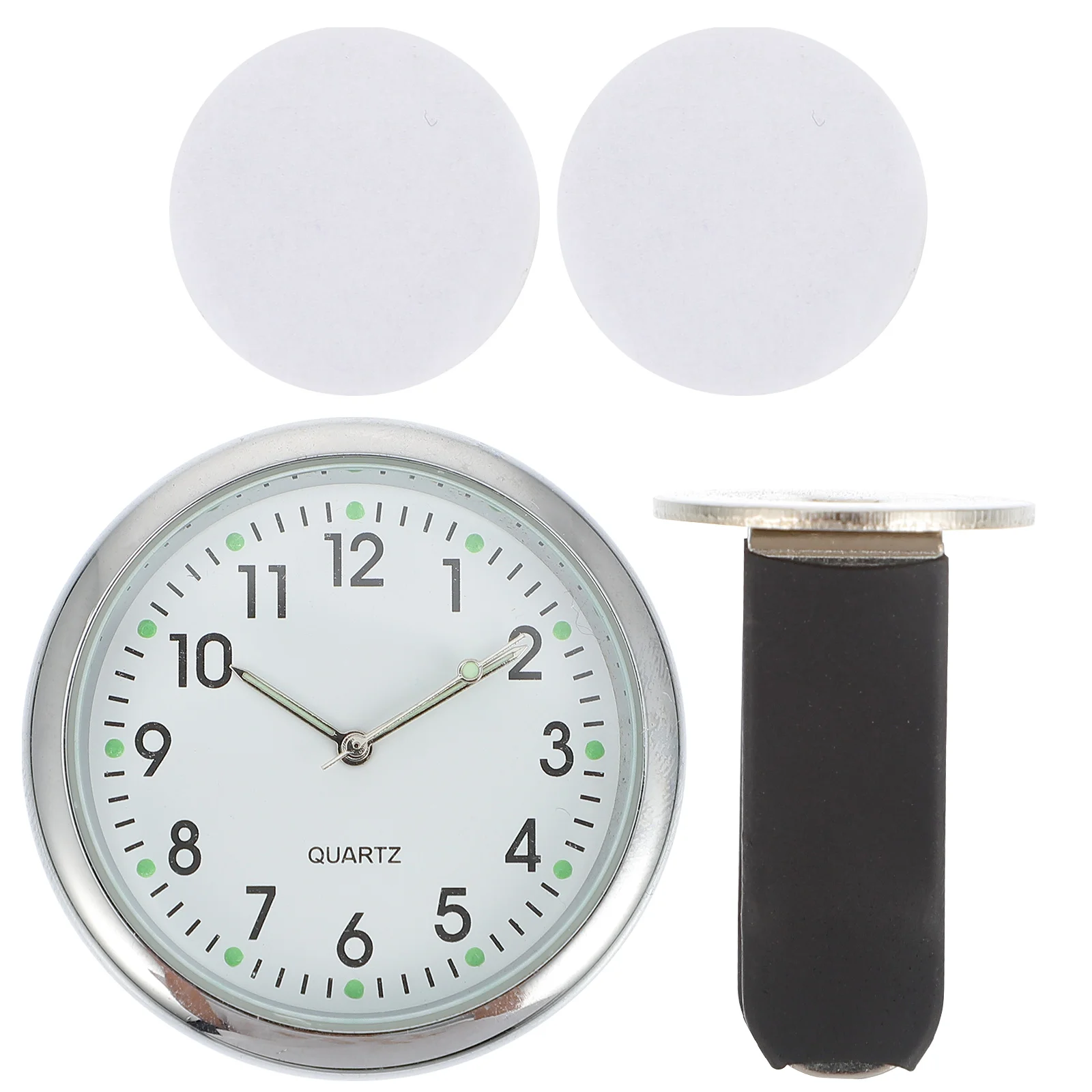 

1 Set Vehicle Clocks Adhesive Auto Clock Practical Precise Time Car Clock