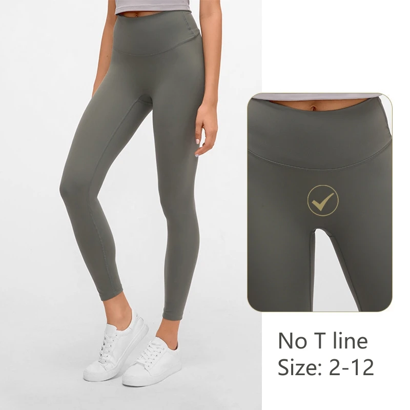 

2023 High Waist Naked Feeling Yoga Pants Push Up Sports Leggings Women Fitness Running Seamless Leggings Gym Girl Leggings
