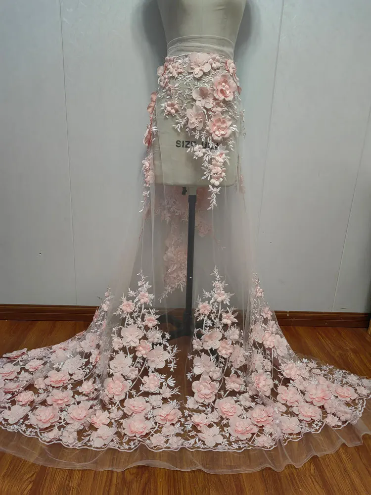 Трехмерные цветочные свадебные платья тканевые аксессуары для одежды украшение