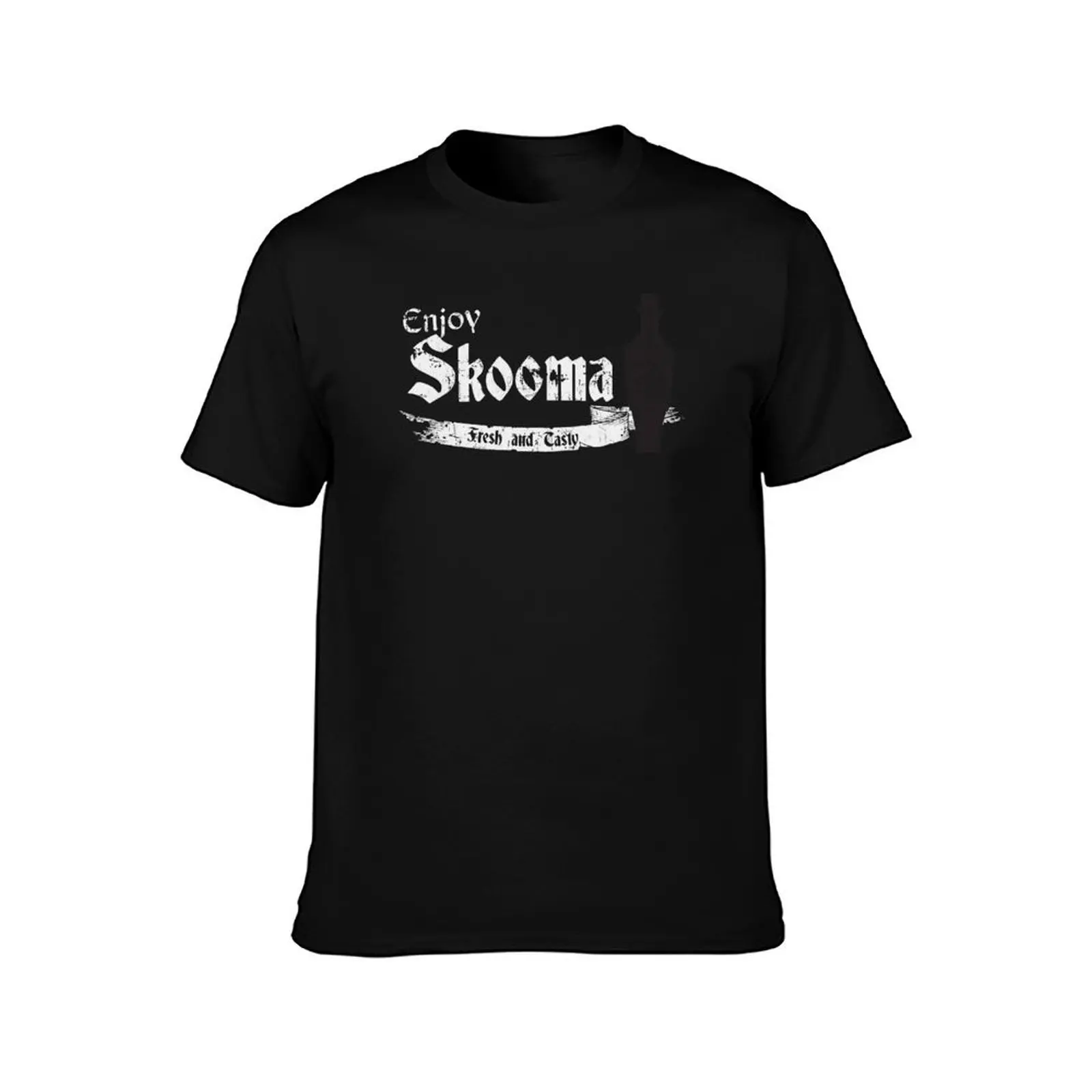 Фото Футболка Enjoy Skooma, футболка с аниме, футболки с принтом для мужчин, хлопковые футболки, футболка высокого качества №2