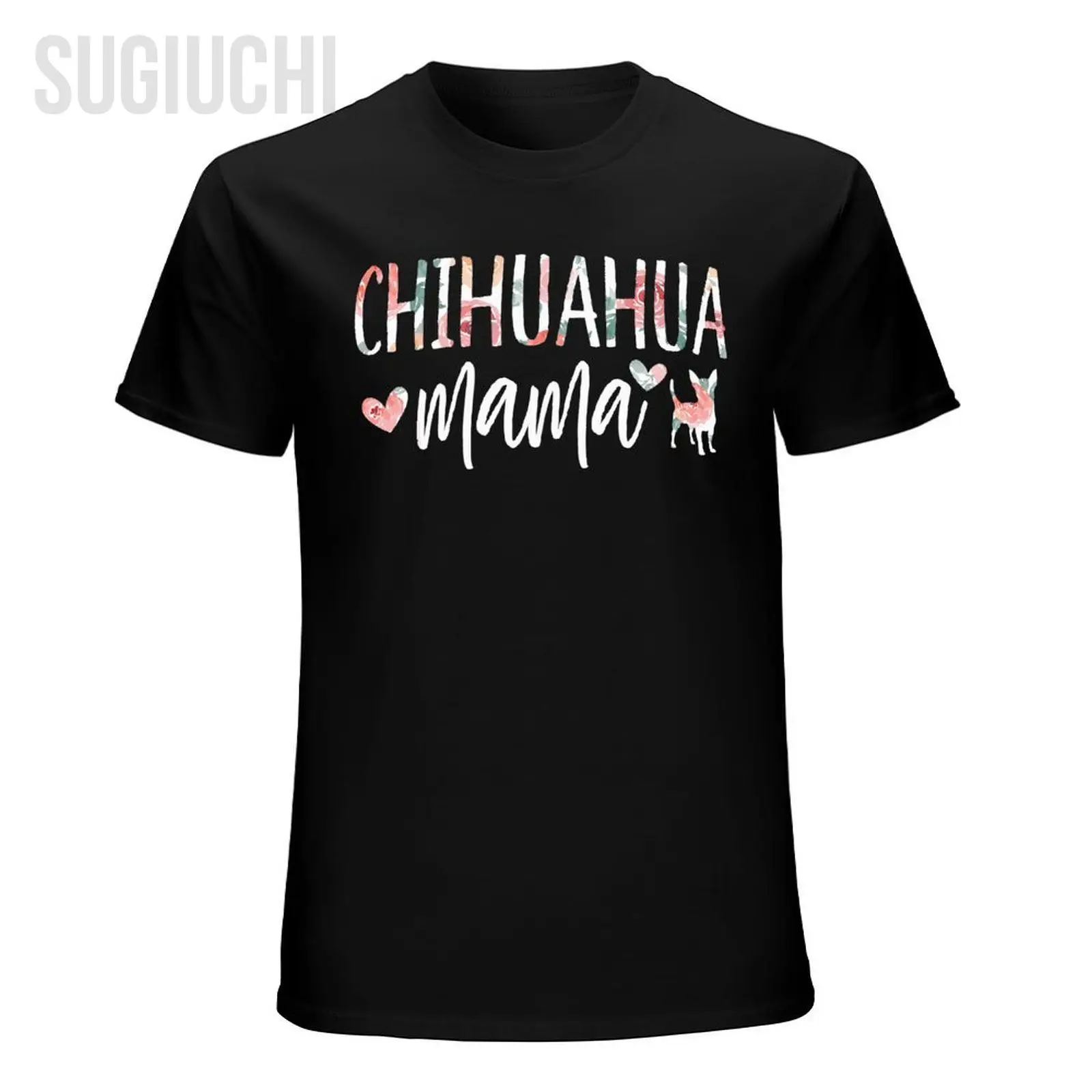 Фото Мужская футболка Chihuahua Mama Dog Lover for Mom Cute for Women Owner Puppy, футболки, футболки для женщин и мальчиков, футболка из 100% хлопка №3