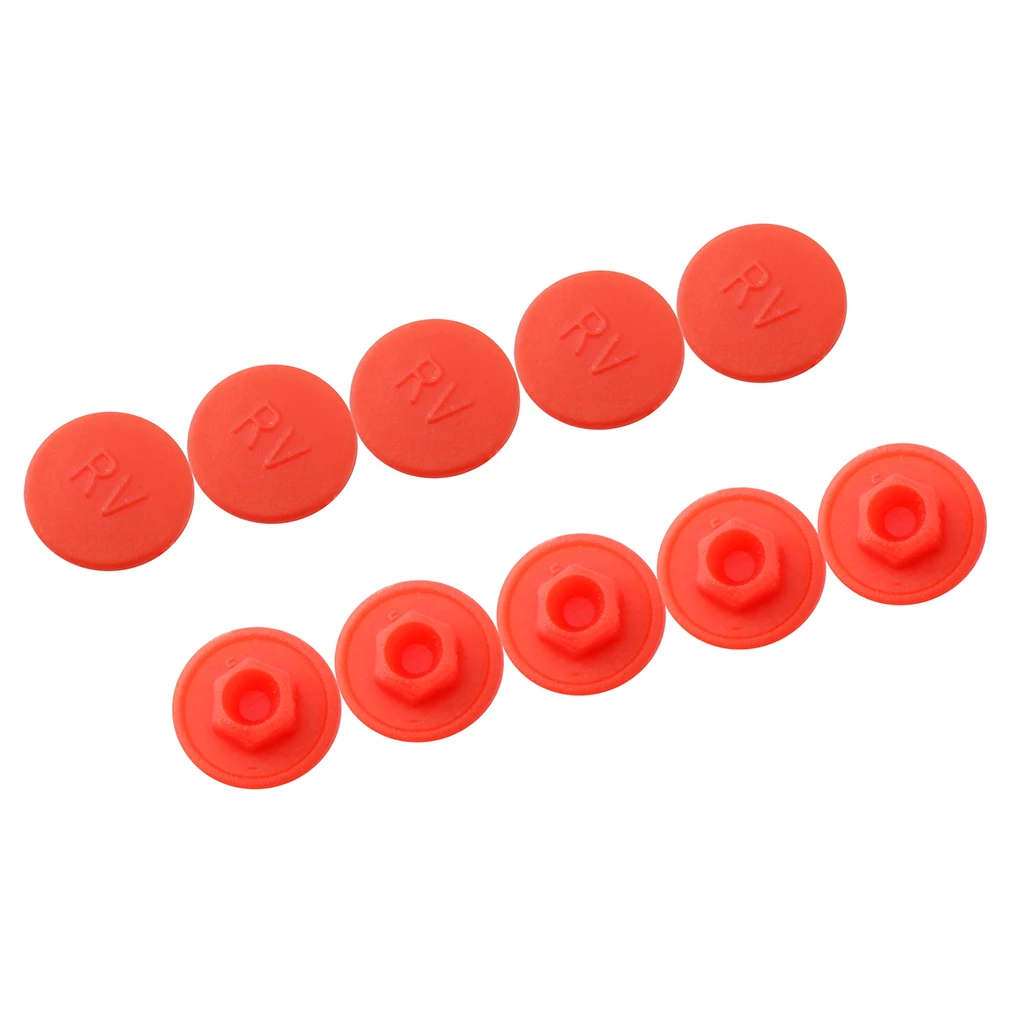 

1/2/3/5 Hexagonal Bicycle Bolts Screw Covers Smooth Plastic Sturdy Universal Waterproof Screws Set Cycling Components