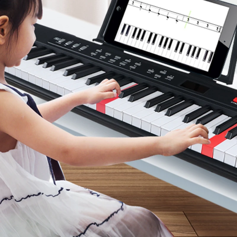 

Многофункциональное профессиональное портативное электронное пианино с 88 клавишами, детский контроллер, музыкальный инструмент