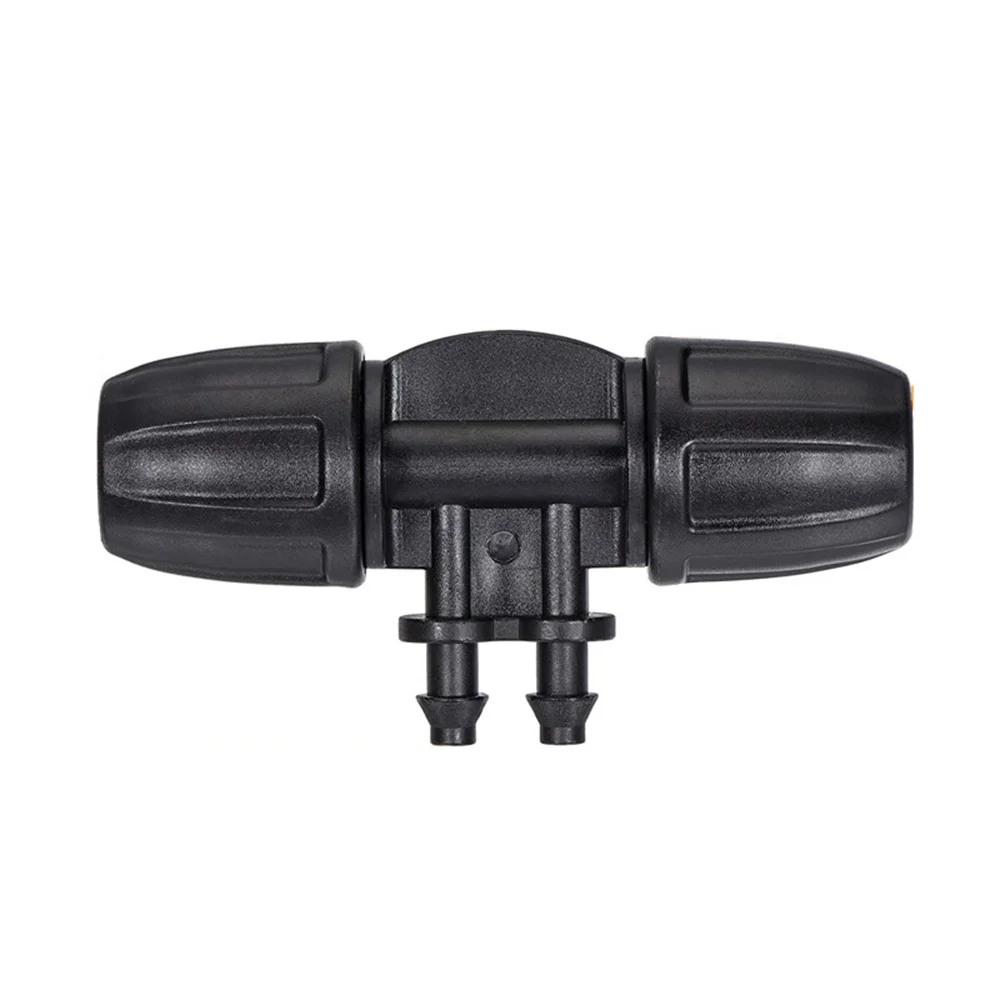 Адаптер удобное соединение для капельного орошения водопроводной трубы черный