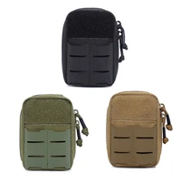 men tactical waist pouch hunting survival first aid bag hiking camping cycling running molle system edc pack