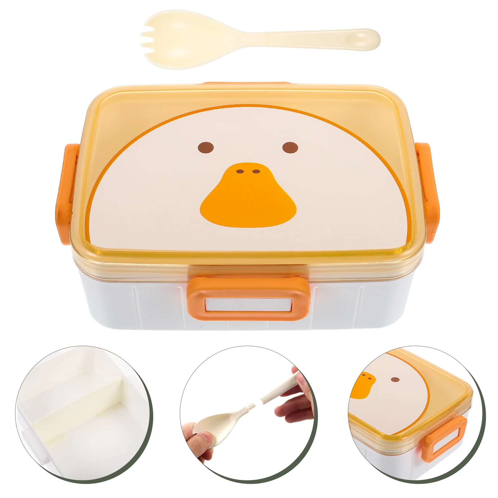 

Box Bento Lunch Container Kids Fruitkidmeal Case Strap Salad Prep Reusable Portablepupil Sealing Puiple Children Travel