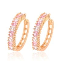 2022 new elegant lady large earrings luxury wedding glitter zircon gold earrings fashion jewelry wholesale