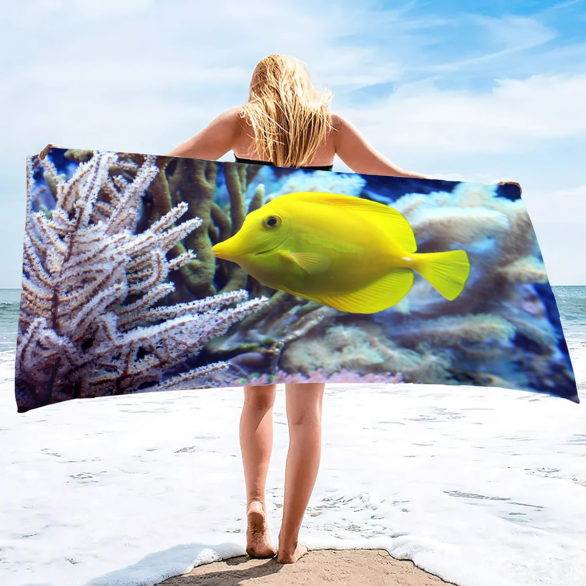 

Seaworld Пляжное полотенце из микрофибры