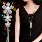 Женское ожерелье с подвеской в виде цветка