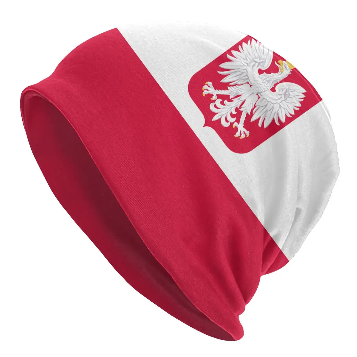 

Winter Warm Flag Of Poland Bonnet Femme Slouchy Beanie Hat Hip Hop Ski Skullies Beanies Cap for Men Women