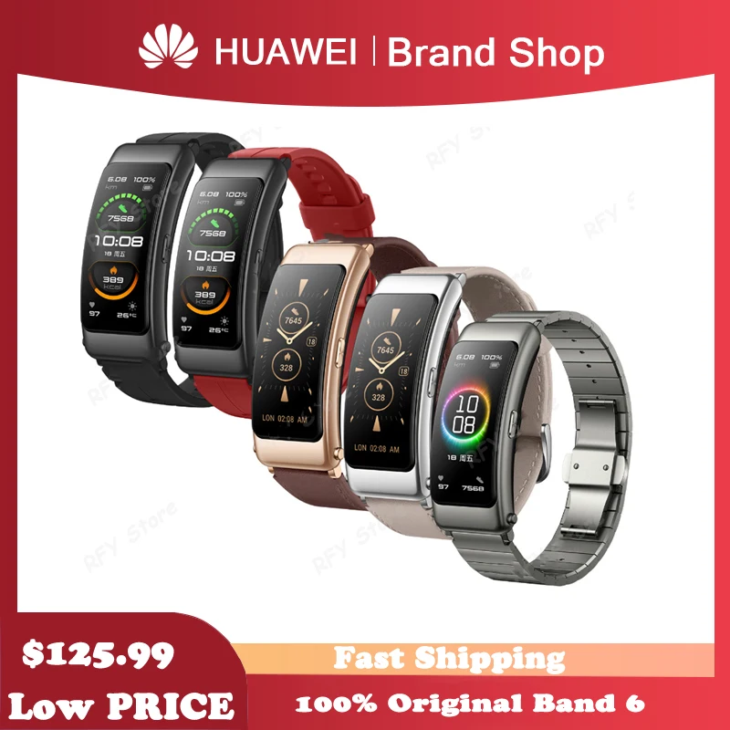 Новинка 2020 смарт-браслет Huawei band B6 Talkband с Bluetooth носимые спортивные браслеты