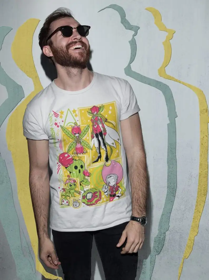 Футболка Gatomon с изображением кота Angewomon