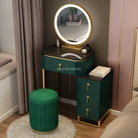 slate furniture makeup dressing table with mirrors girl bedroom bedside storage cabinet integrated minimalist makeup vanity