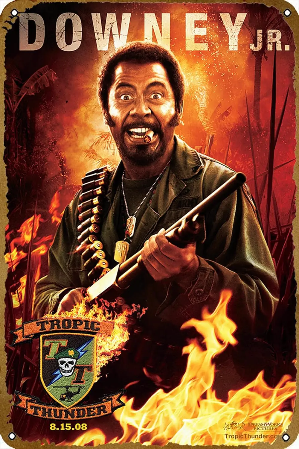 Декоративная настенная вывеска в виде тропического фильма Гром (2008)