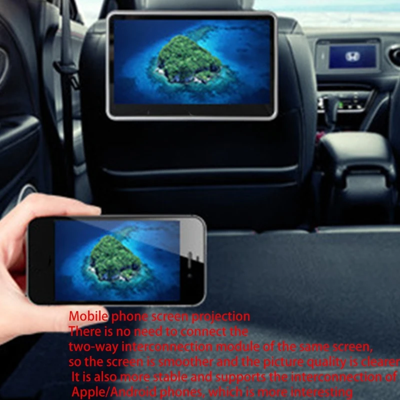 10 1 дюймовый автомобильный монитор на подголовник 1080P видео высокое разрешение ЖК