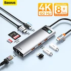 USB-концентратор Baseus с портами USB Type-C на HDMI, USB 3,1