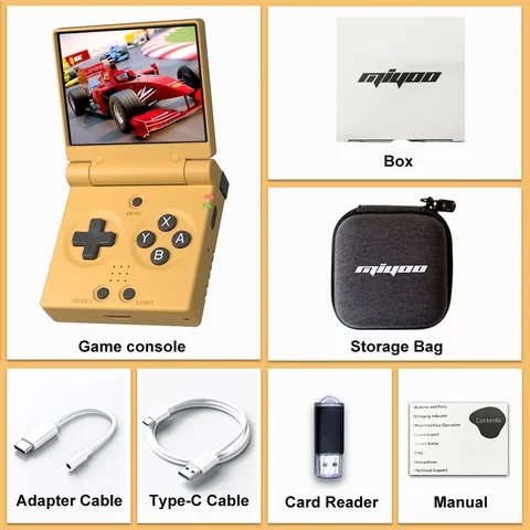 MIYOO Mini Flip портативная игровая консоль