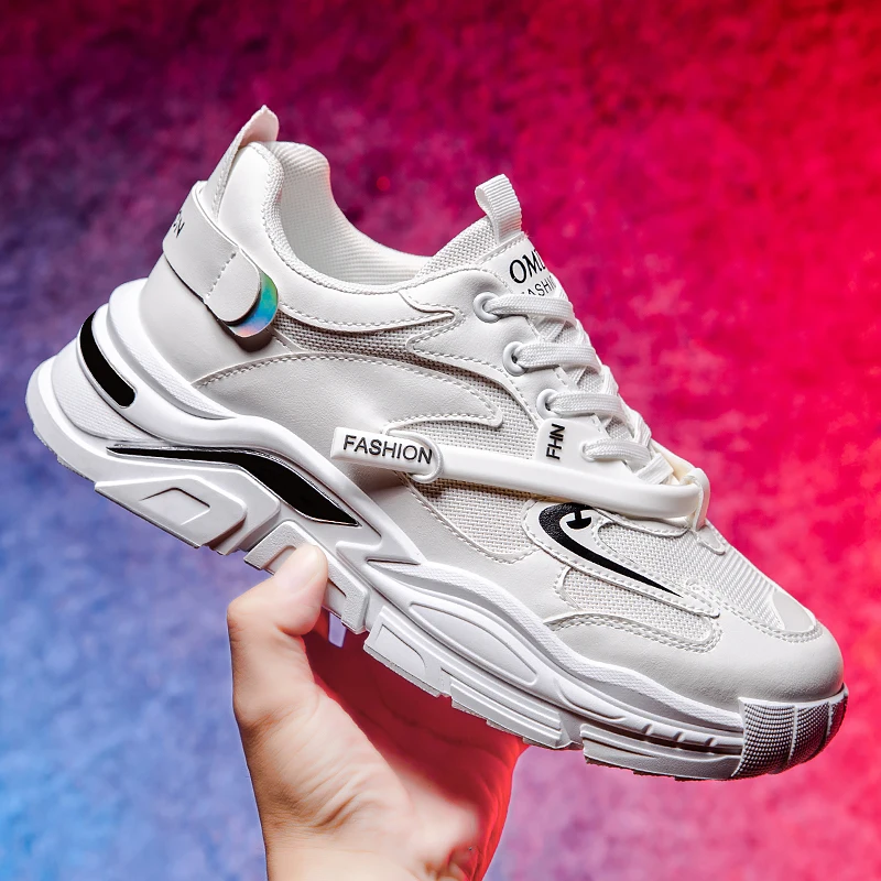 2023Clunky Sneaker Men's casual Shoes Sneakers heightening Shoes Tide shoes