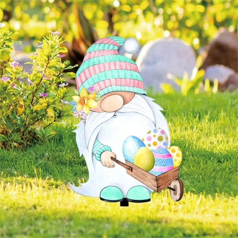 

Весенний двор, пасхальный двор, знаки, гном-форма, декоративные садовые стойки, водонепроницаемые пасхальные реквизиты, уличные украшения