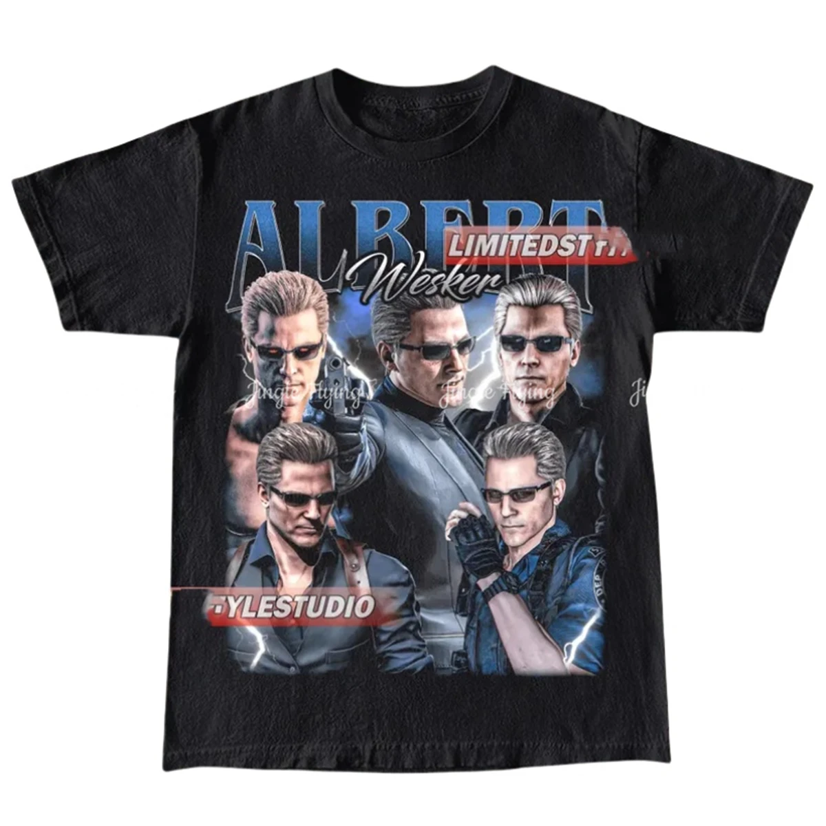 Винтажная футболка с рисунком Альберта Wesker унисекс для мужчин и женщин