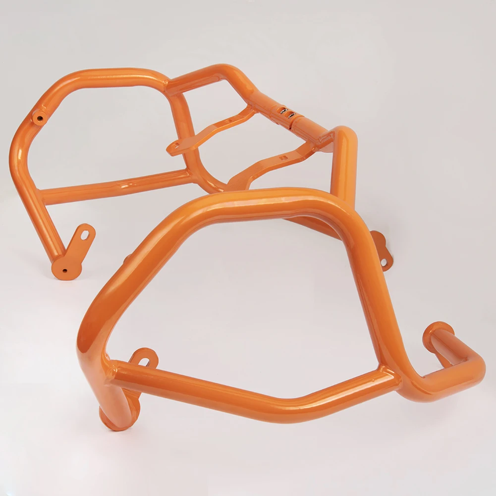 Motorcycle Accessories Lower Engine Guard Crash Bars Frame Protector Bumper for KTM 790 Adventure ADV R 2019 2020 Black Orange enlarge