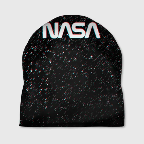 Шапка 3D NASA GLITCH SPACE | НАСА ГЛИТЧ КОСМОС