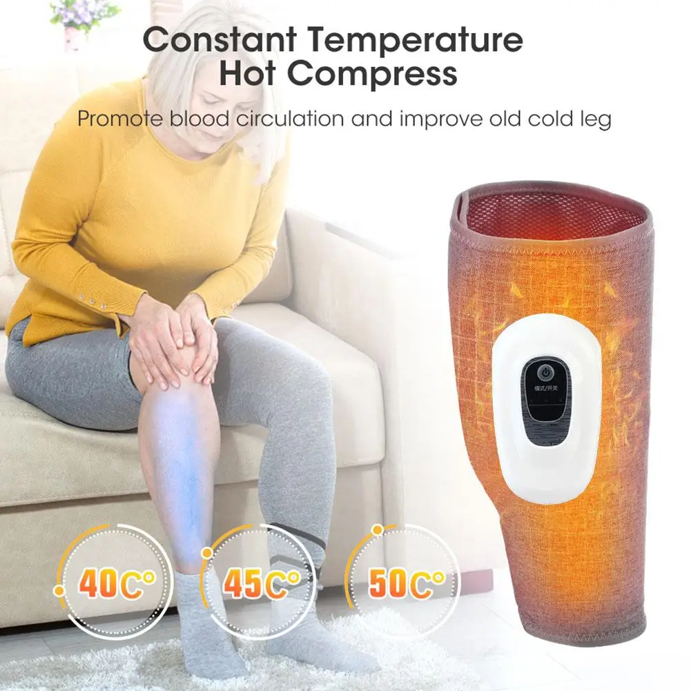 

3 Modes Calf Massager Electric Leg Massage Device Double Longcolumn Massage USB Charging Muscle Air Relieve Pressure C0S3