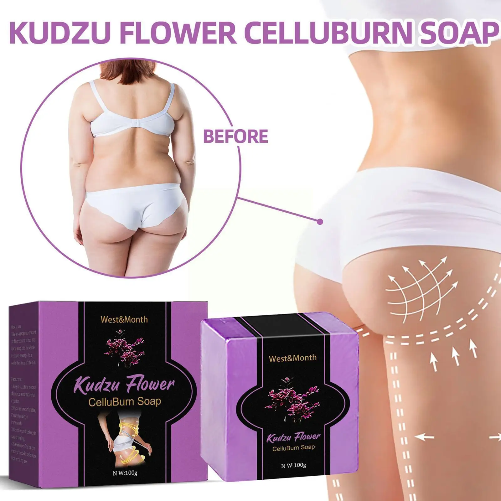 

Detox Slimming Pueraria Soap Organic Slimming Body Body Massage Burning Improve Losing Slimming Fat Shaped Conditioning Wei E3V6