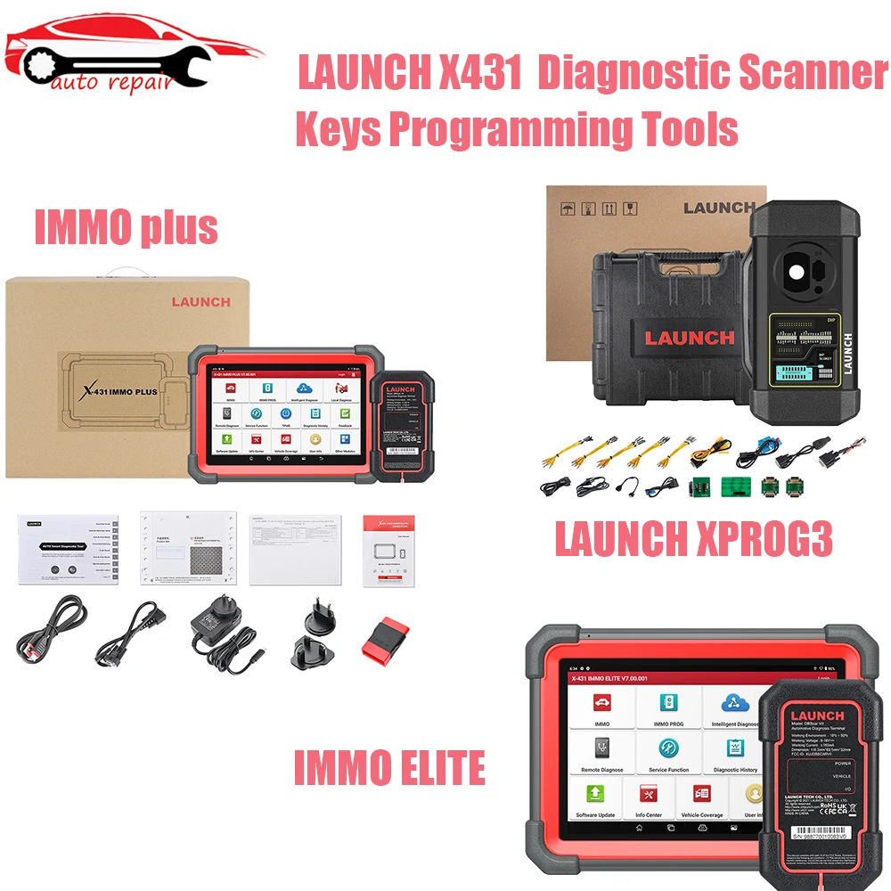 

LAUNCH X431 IMMO Elite X-431 IMMO Plus LAUNCH X-prog 3 автомобильный ключевой программатор OBD2 вся система иммобилайзер все ключи потеря IMMO Elite