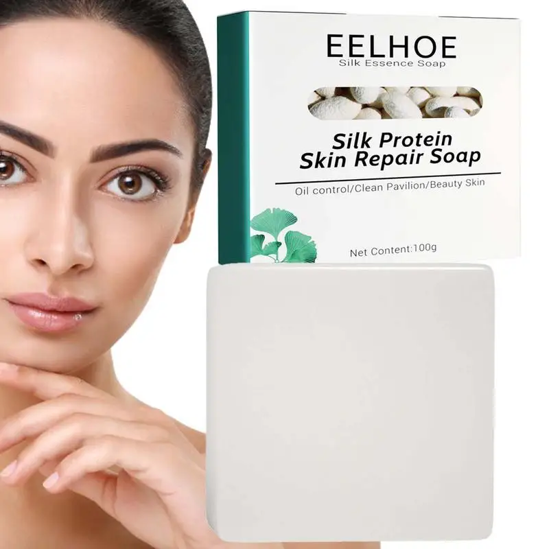 

Goat Milk Handmade Soap Gentle Facial Moisturizing Cleansing Soap Moisturizing Rejuvenation Silk Goat Milk Cleansing Soap