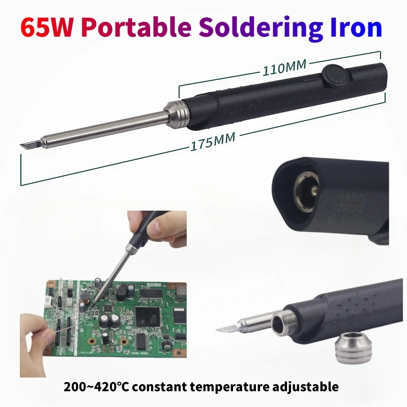 Оригинальный Электрический паяльник Sh72 65 Вт с регулируемой температурой