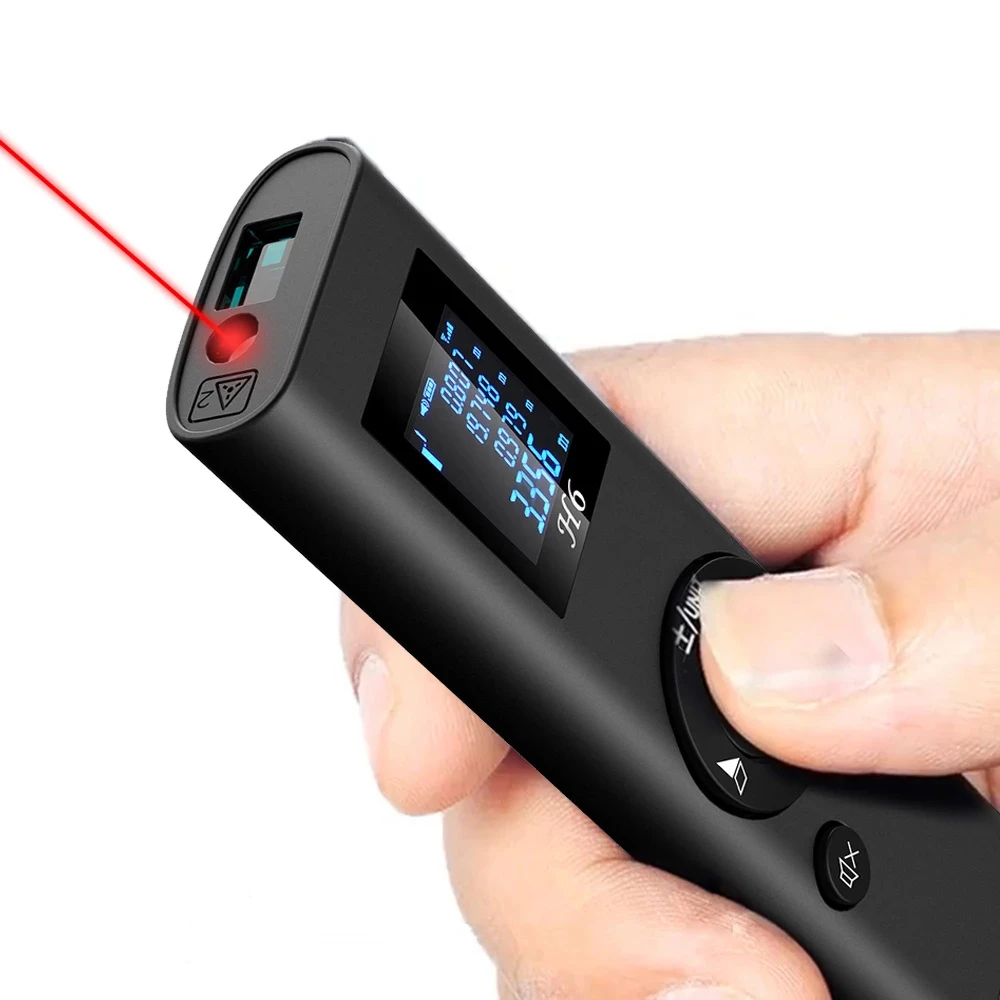 

40M LCD Digital Laser Rangefinder Handheld Mini Distance Meter USB Charging Rangefinder Tools for Interior Design Construction