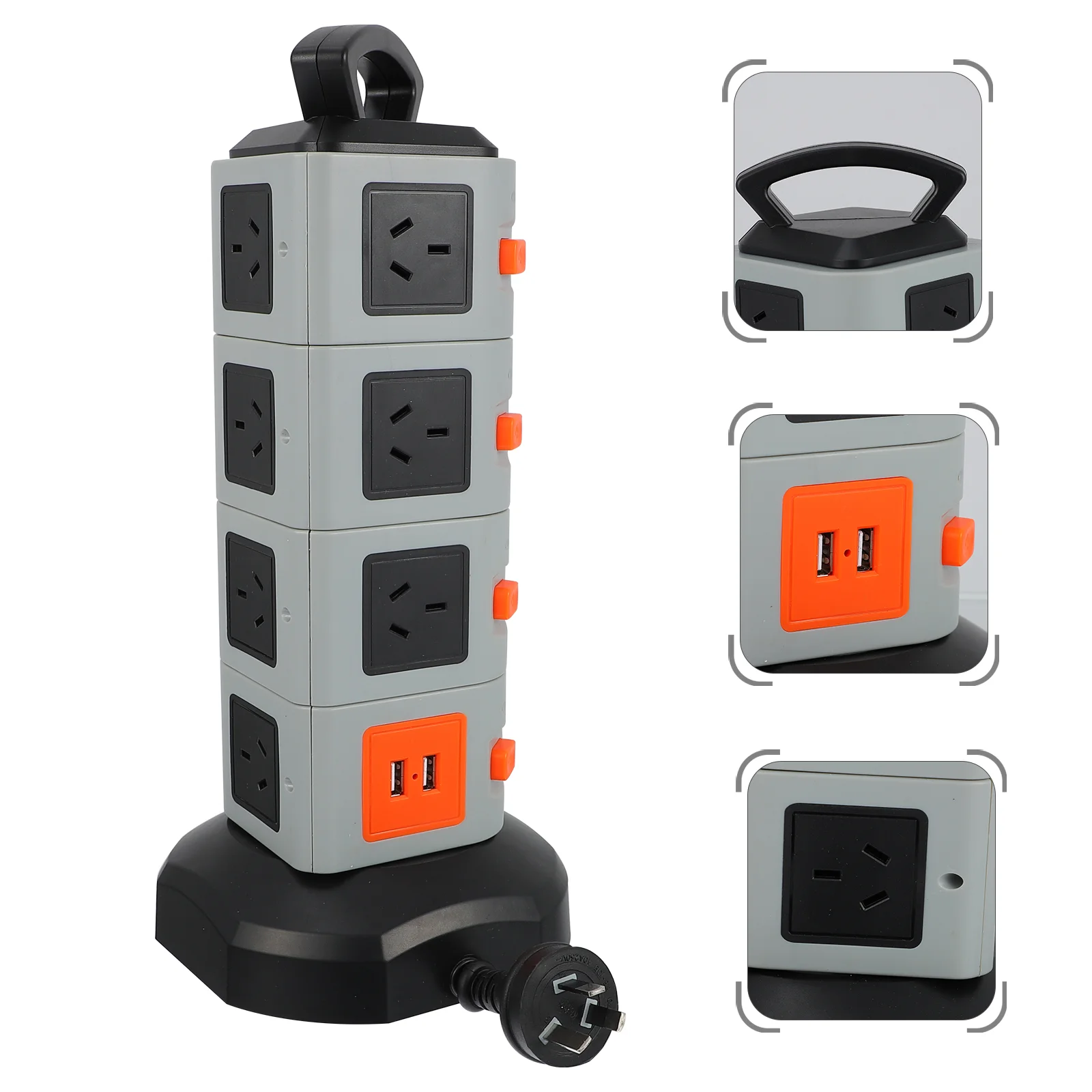 

1pc Useful Power Charging Socket USB Charging Socket with Surge Protector