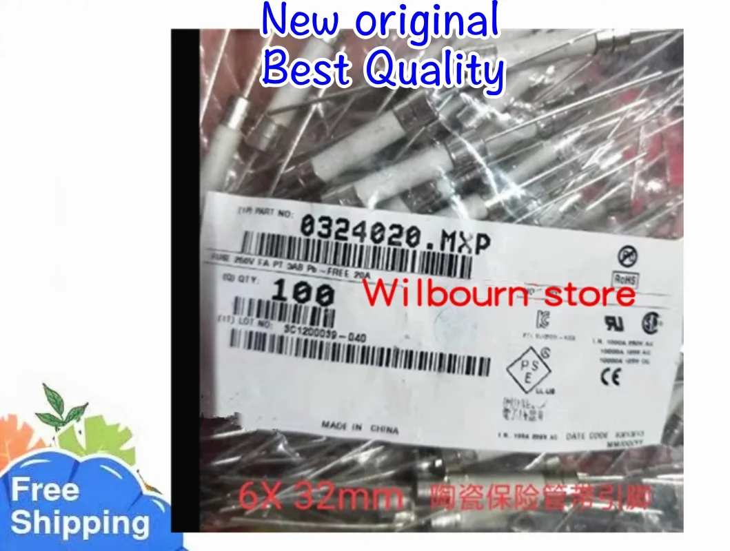 10 шт. ~ 50 шт./лот 100% новый 0324020.MXP 6*32 мм 20A 250 В F20AL250VP керамический быстродействующий