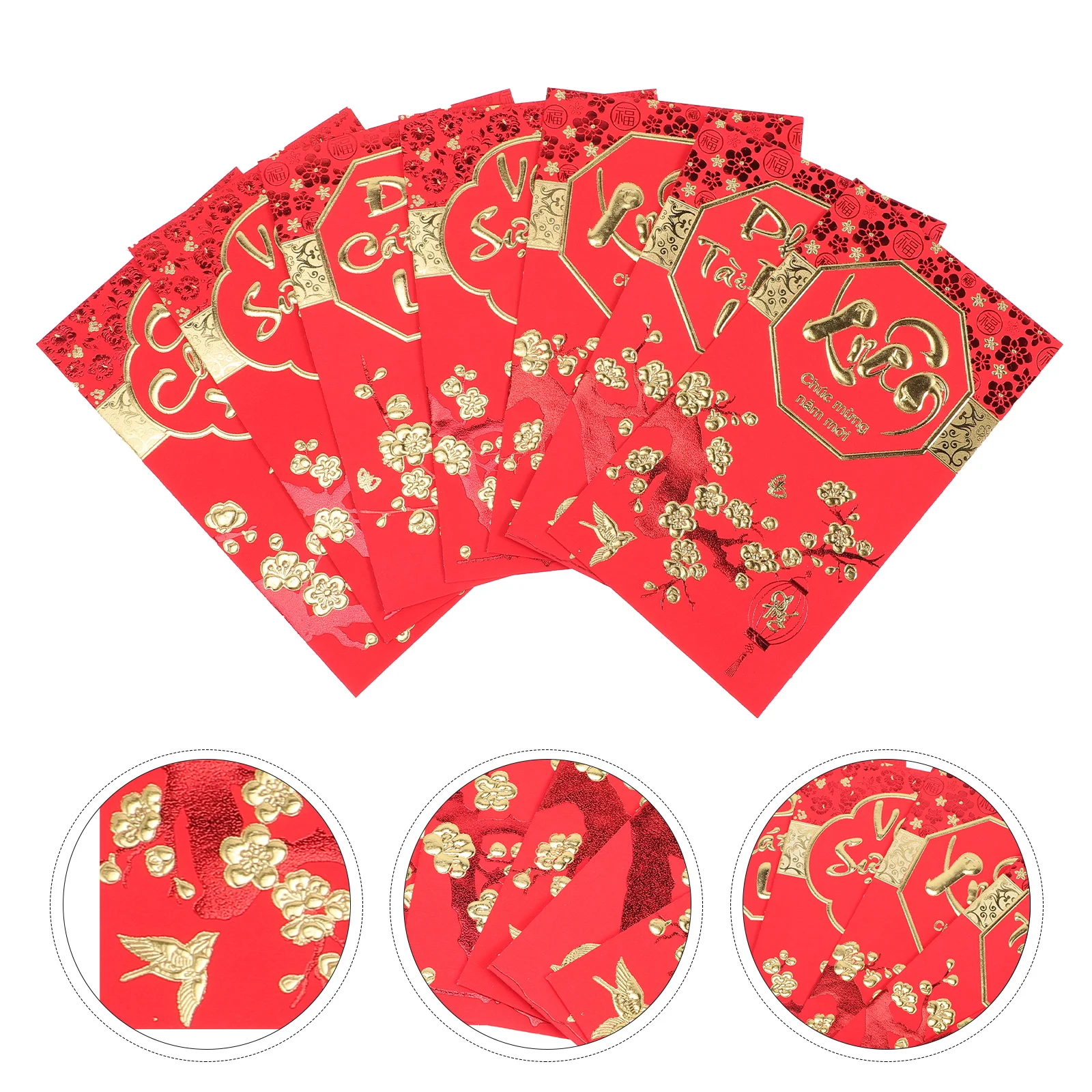 

Red Envelopes Envelope Money Chinese Year Wedding Gift Packet 2023 Lucky New Hong Baocash Festival Spring Pocket Announcements