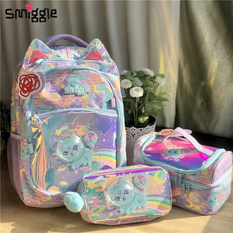 Новый оригинальный Австралийский Smiggle светильник Фиолетовый кот ученики