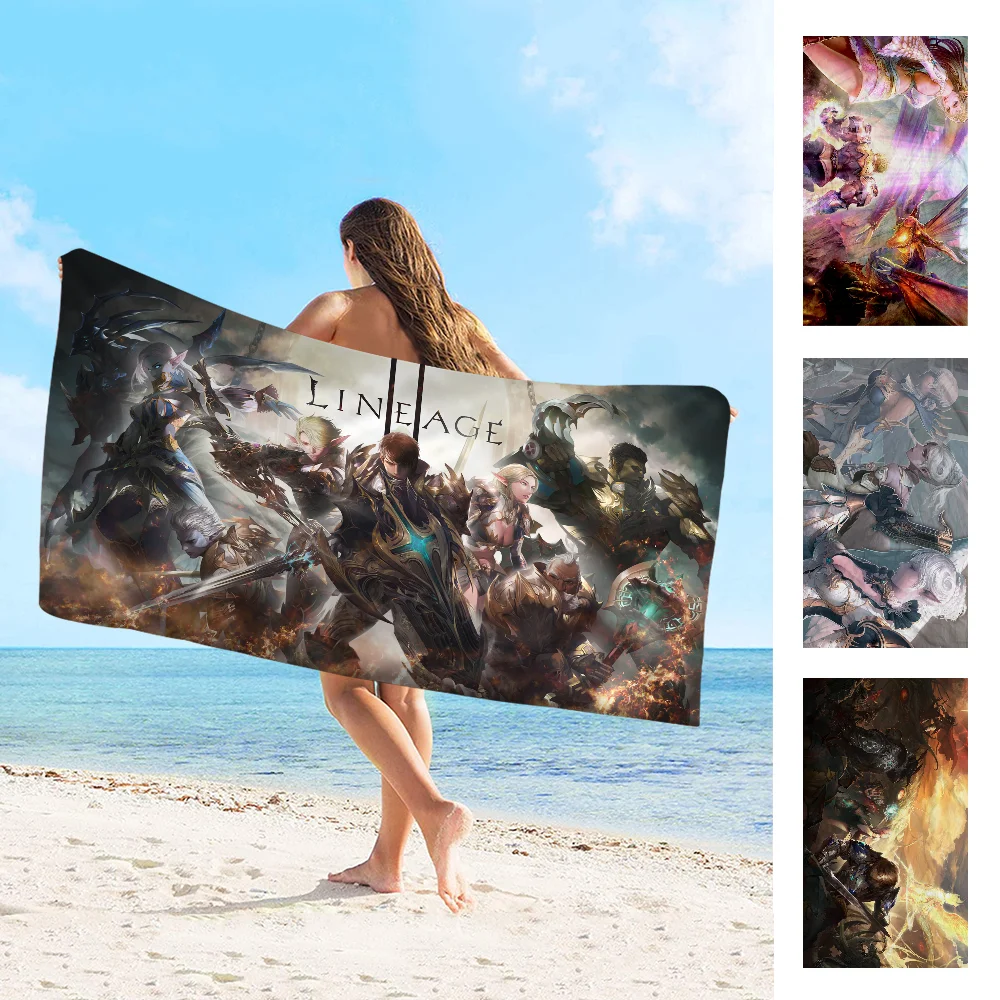 Полотенце Пляжное из микрофибры быстросохнущее