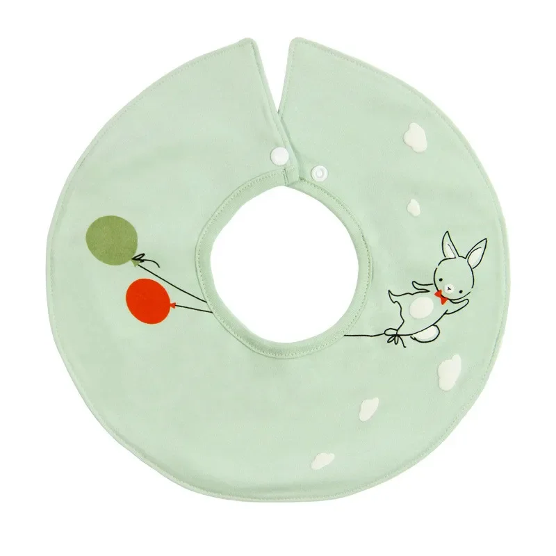 Детские нагрудники модные с круглым вырезом детские слюнявчики 360 градусов