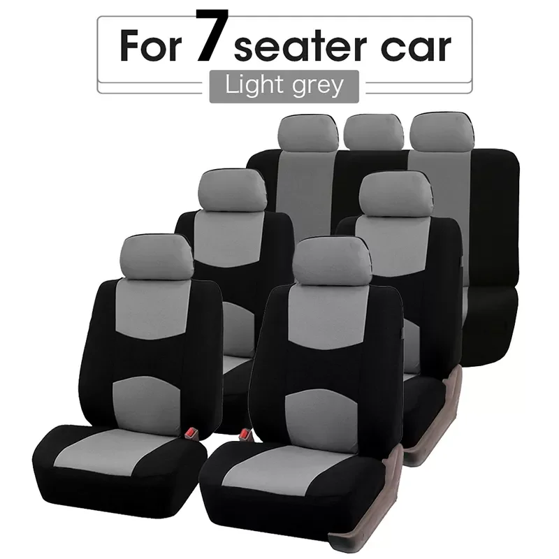 

Car Seat Cover Compatible Ventilation Cloth Protect Cushion Autos Universal Interior Accessories For 1/2/5/7 seats Cars