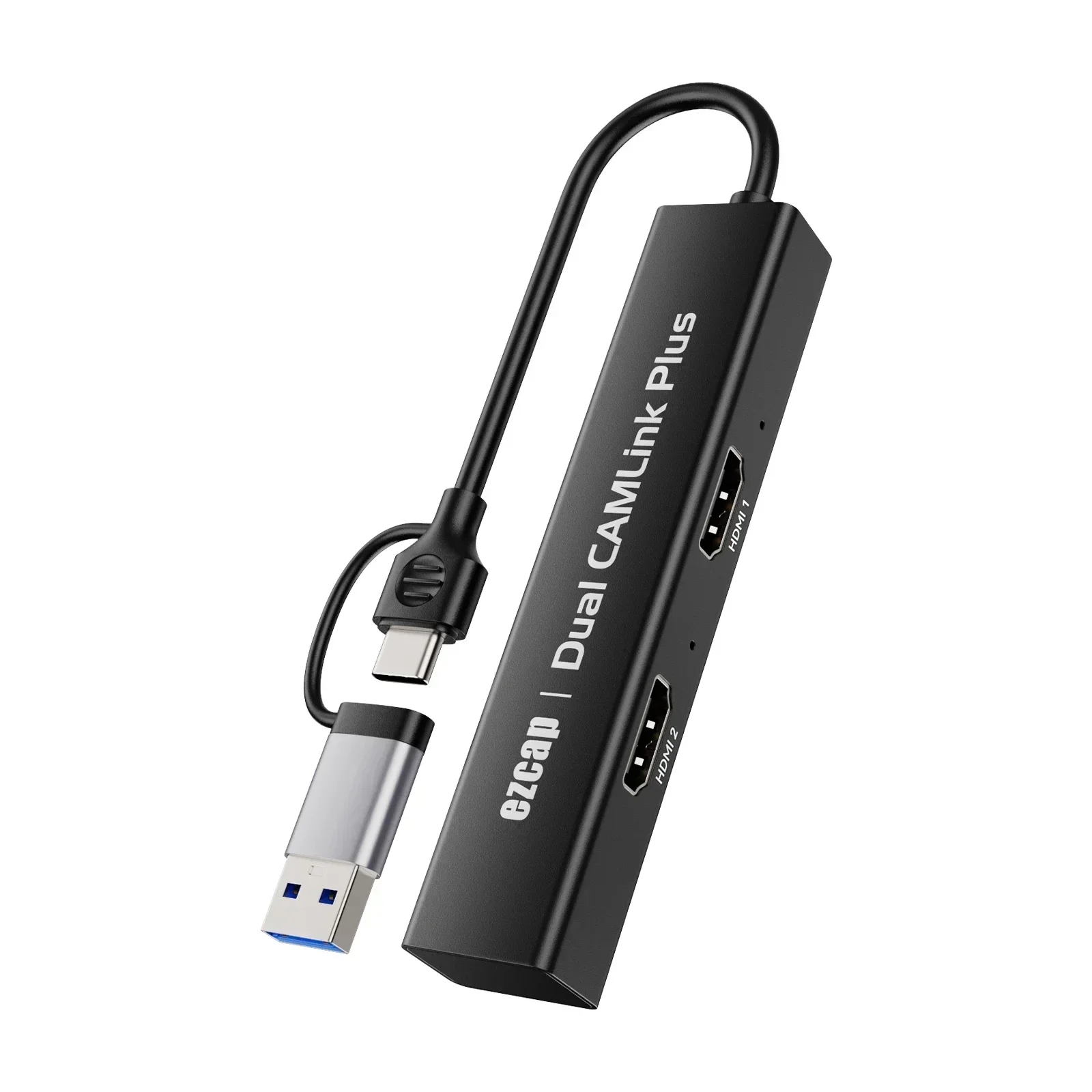 

Ezcap 316 USB 3.0 Type C 2 Вход HDMI видеозахват двойная камера 1080p6 0 запись для PS4 PS5 ПК видеокамера прямая трансляция