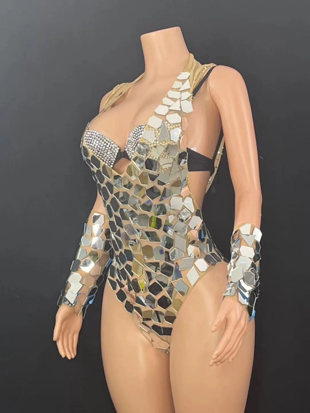 Одежда для выступлений яркая самая красивая роскошная линза комбинезон с