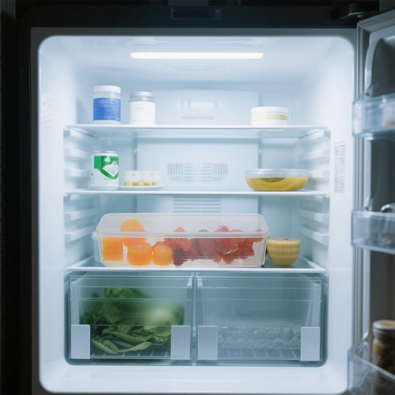 Фото Длинный пластиковый герметичный контейнер для хранения продуктов: спагетти, лапши, кинзы, зеленого лука. Сохранение свежести. Для холодильника и кладовой. №5