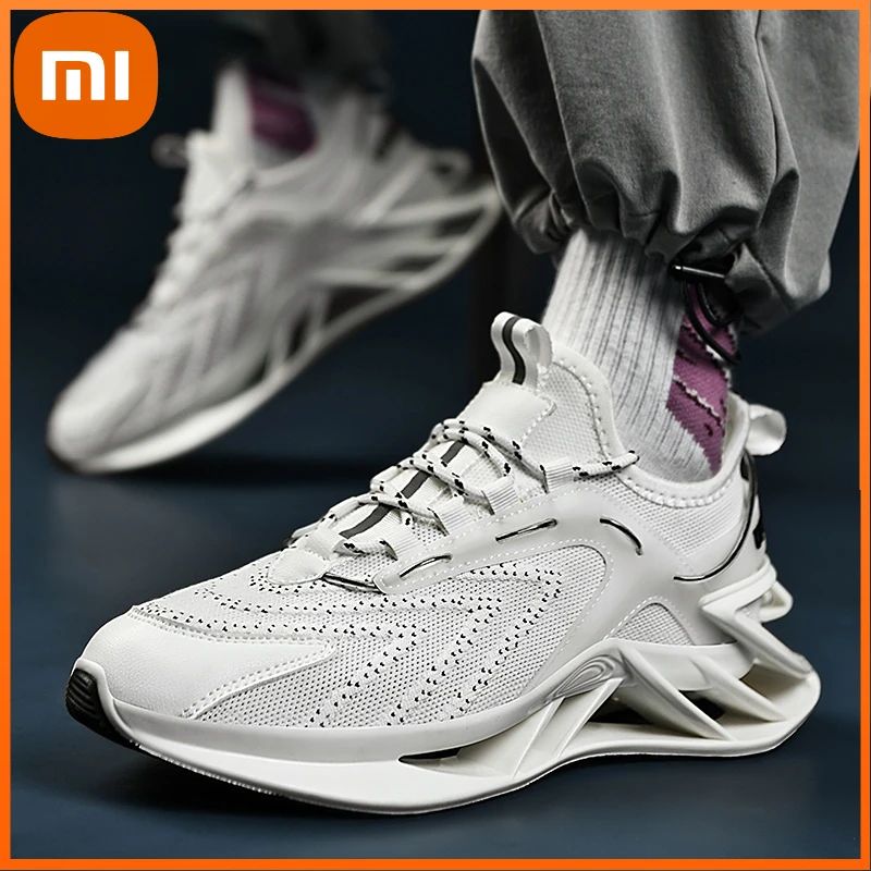 

Xiaomi Running Shoes Men Sneakers Mesh Breathable Cushioning Lightweight Walking Shoes Women Fashion Jogging Shoes Zapatillas 45