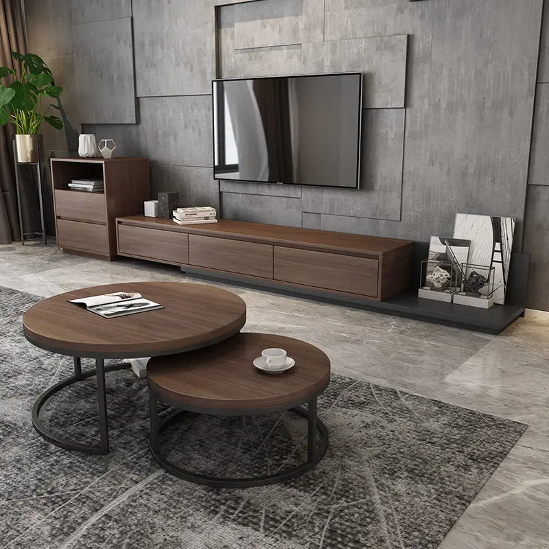 

Nordic Coffee Table Living Room Tea Tables Set Modern Creative Centre Table Luxury Marble End Tables Floor Cabinet Furnitures