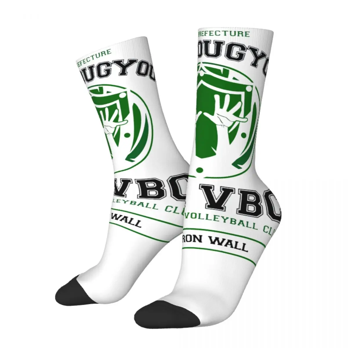 

Hip Hop Retro Datekougyou Crazy Men's Socks Unisex Haikyuu Volleyball Team Harajuku Pattern Printed Novelty Happy Crew Sock