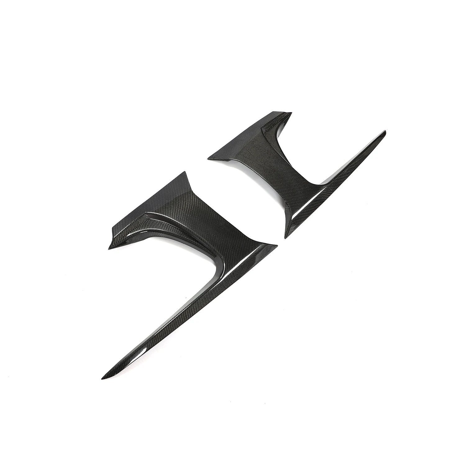 Накладка на передний бампер F-типа из сухого углеродного волокна для Jaguar F-Type X152 Base