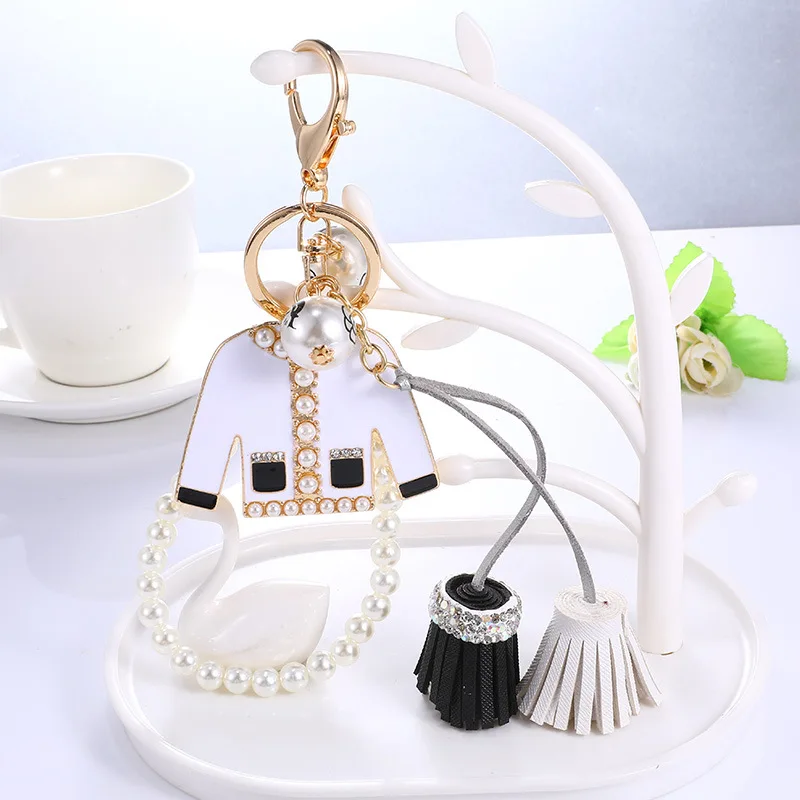 Модный жемчужный брелок-кисточка в Корейском стиле изысканный женский аксессуар